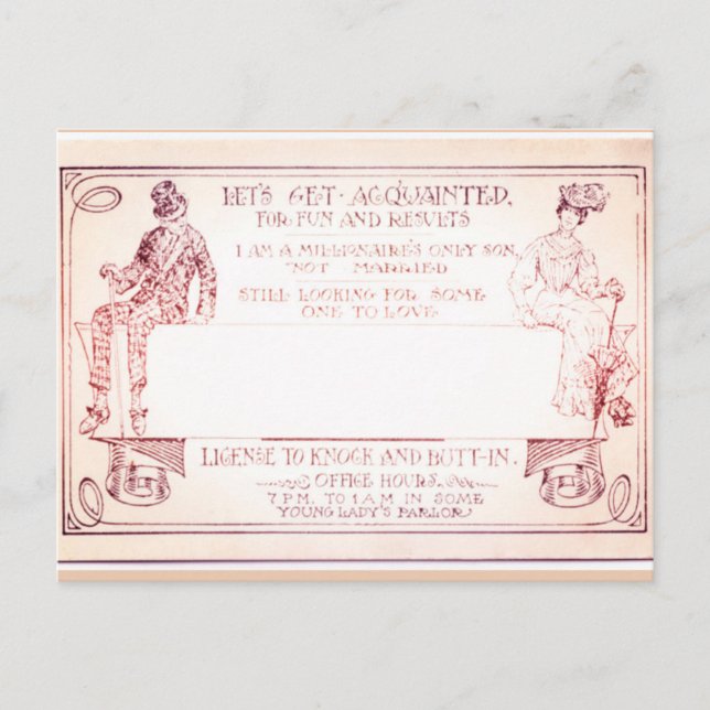 Postal Cartão de Chamada Vitoriano Milionário (Frente)