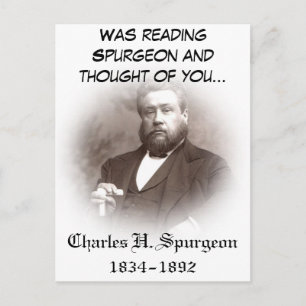 Postal Cartão de Charles Haddon Spurgeon