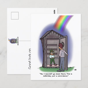 Postal Cartão de Coincidência