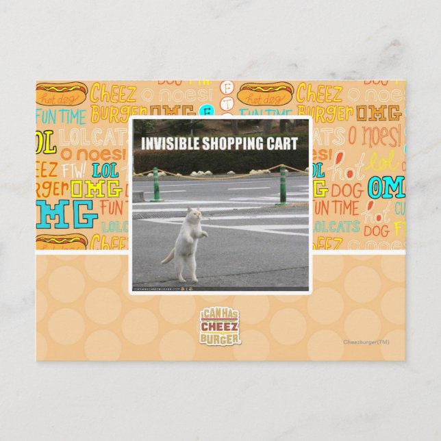 POSTAL CARTÃO DE COMPRO INVISÍVEL (Frente)