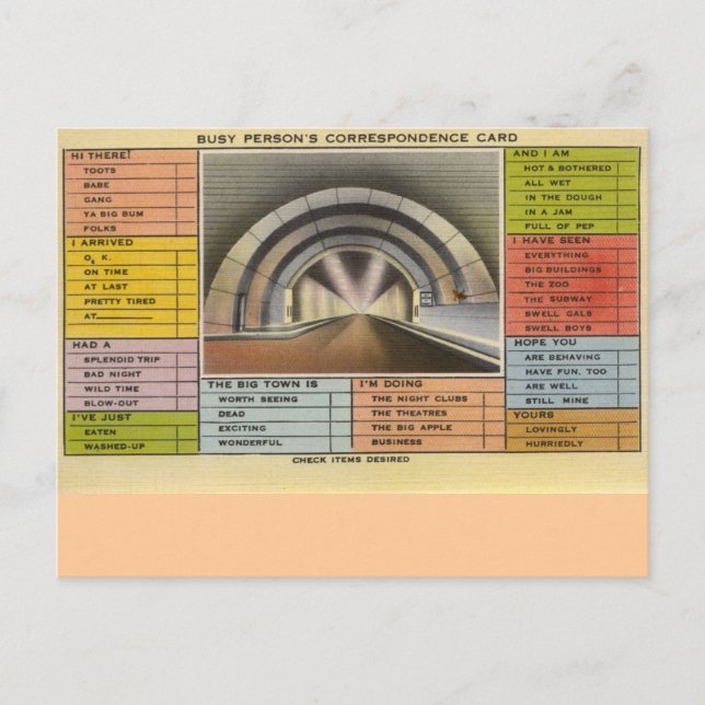 Postal cartão de correspondência (Frente)