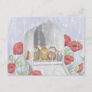 Postal Cartão de Designs® do Casa-Rato
