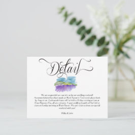 Postal Cartão de Detalhes de Casamento em Vinícola Toscan