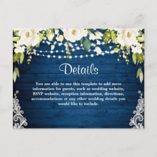 Postal Cartão de Detalhes do Casamento Russo de Rosas Br
