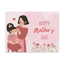 Cartão de Dia da Mãe de Sup-herb Pun Herb