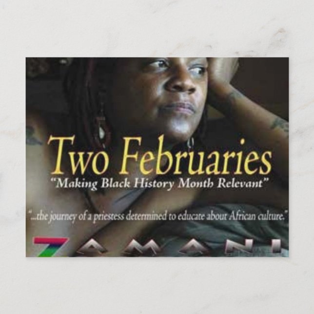 Postal cartão de dois fevereiro (Frente)