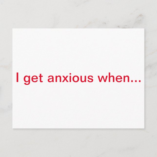 Postal Cartão de encorajamento (Frente)