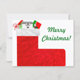Postal Cartão de Estoque de Natal