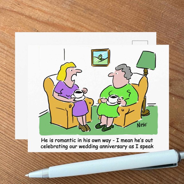 Postal Cartão de Felicitações de Aniversário de Casamento (Criador carregado)