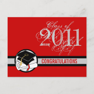 Postal Cartão de Felicitações de Graduação 6 Diploma