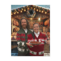 Cartão de Feriado de Ensilador de Bolsa de Natal