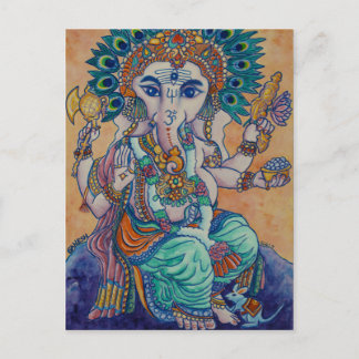 Postal Cartão de Ganesha