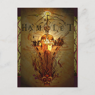 Postal Cartão de "Hamlet"