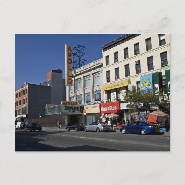 Postal cartão de harlem (Frente)