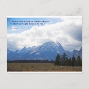 Postal Cartão de Incentivo - Dança na Chuva