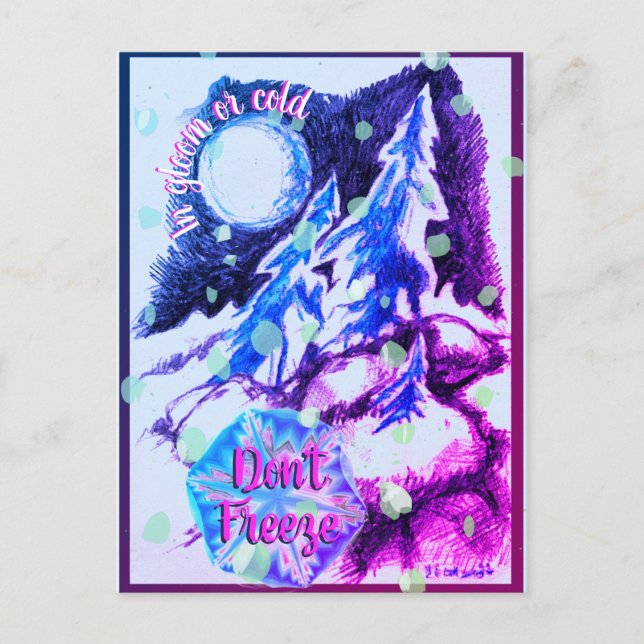 Postal Cartão de Junção n.o 18: Na Gloom ou Frio Não Cong (Frente)