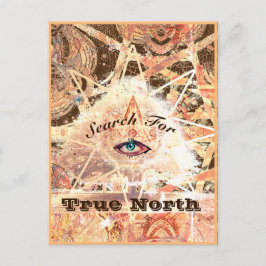 Postal Cartão de Junção n.o 28: Procure True North