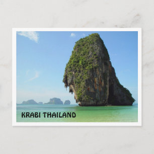 Postal Cartão de Krabi Tailândia