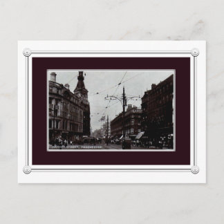 Postal Cartão de Manchester do vintage