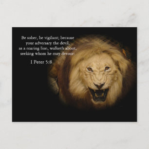 Postal Cartão de Memória de Versículo Bíblico