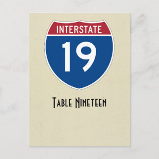 Postal Cartão de mesa nº 19