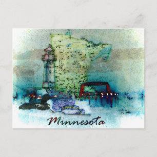 Postal Cartão de Minnesota