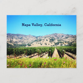 Postal Cartão de Napa Valley, Califórnia