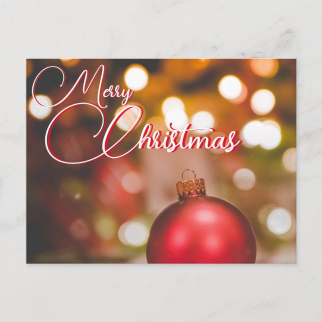 Postal Cartão de Natal  (Frente)