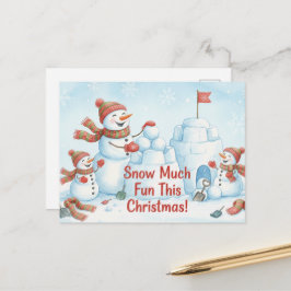 Postal Cartão de Natal Antigo