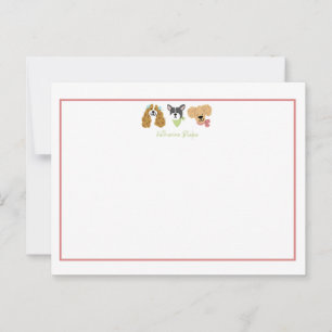 Postal Cartão de Natal com Cachorrinho
