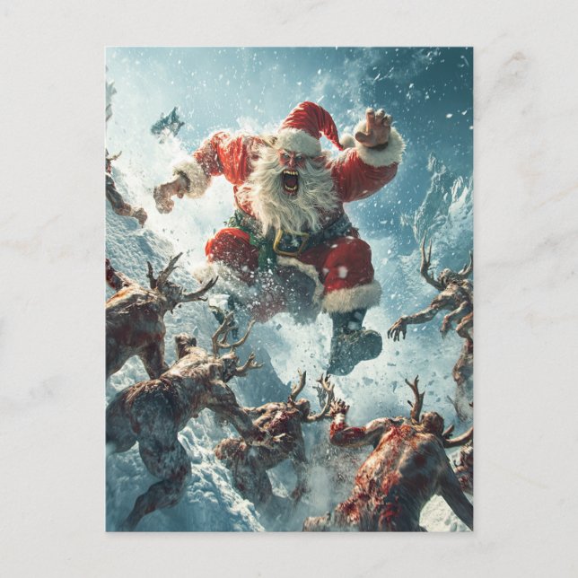 Postal Cartão de Natal de Zumbi Alegre (Frente)