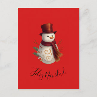 Postal Cartão de Natal Feliz - Feliz Navidad