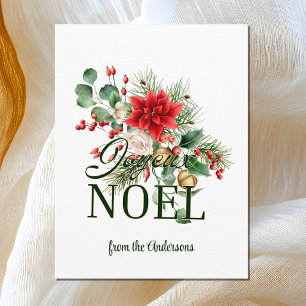 Postal Cartão de Natal francês Joyeux Noel