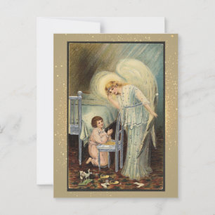 Postal Cartão de Natal Religioso Vintage