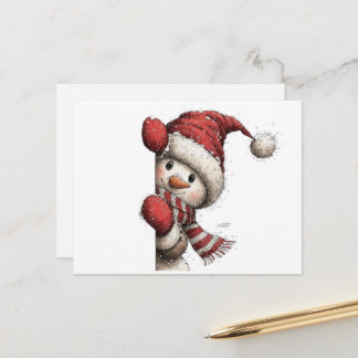 Postal Cartão de Natal | Saudação Festiva de Férias