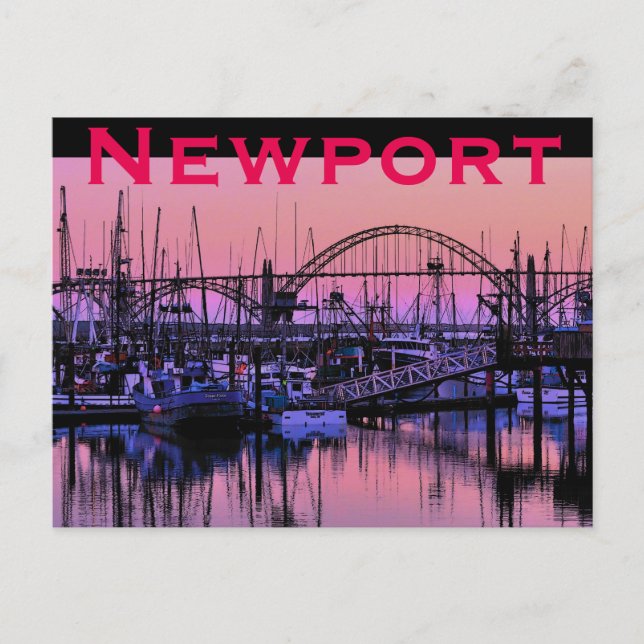 Postal Cartão de Newport (OU) (Frente)