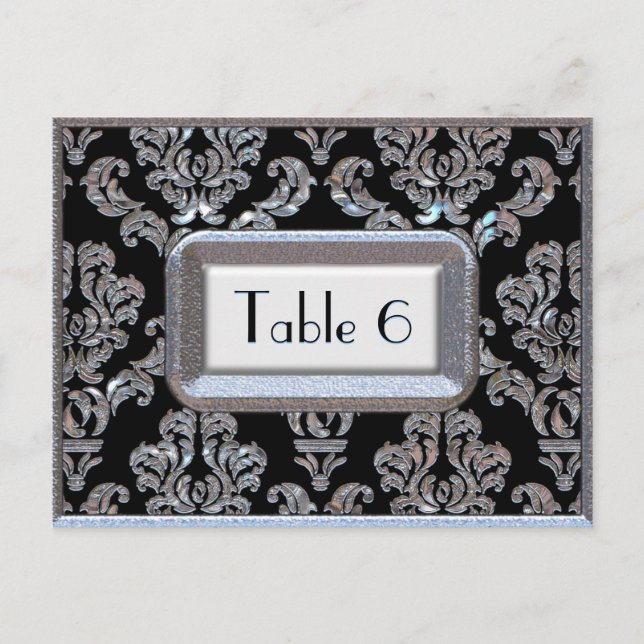 Postal Cartão de Número Benterguise (Frente)