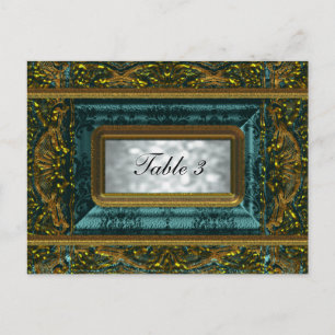 Postal Cartão de Número de Mesa Crémieux Coy