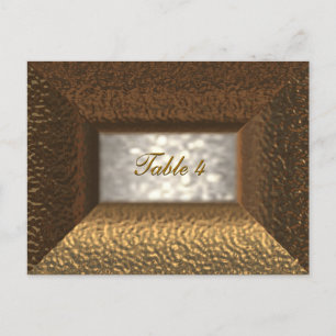 Postal Cartão de Número de Tabela Ashley Victorian