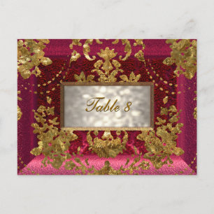 Postal Cartão de Número de Tabela Vitoriana Beaumanoir