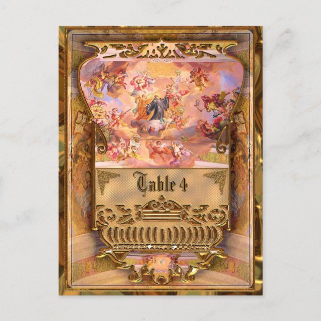 Postal Cartão de Número de Tabela Vitoriana Chaussée-d'An (Frente)