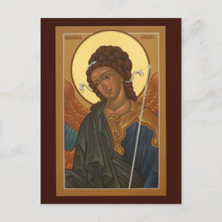Postal Cartão de Oração Archangel Gabriel