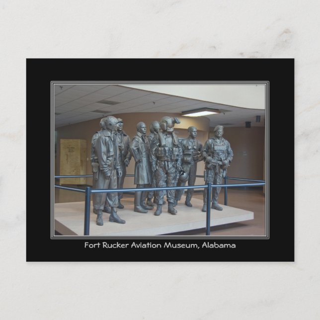Postal Cartão de Posto Alabama Fort Rucker (Frente)