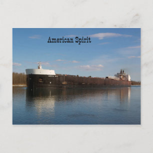 Postal Cartão de posto American Spirit