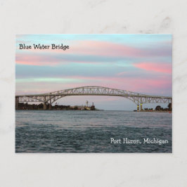 Postal Cartão de posto Blue Water Bridge