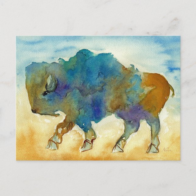 Postal Cartão de Posto Buffalo (Frente)