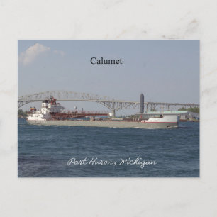 Postal Cartão de posto Calumet Port Huron