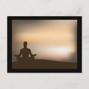 Postal Cartão de Posto Classy YOGA