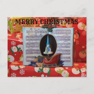 Postal Cartão de Posto Cristo Music Box