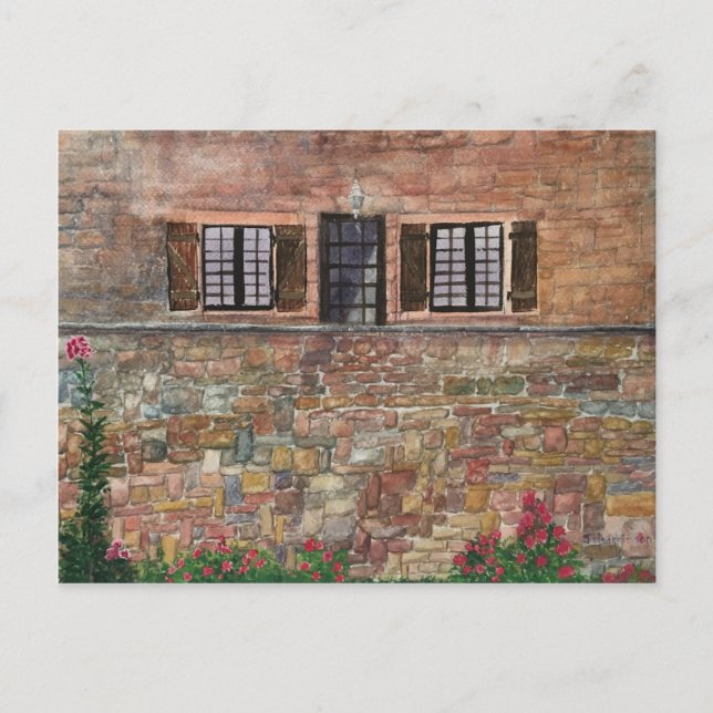 POSTAL CARTÃO DE POSTO DA CASA DE PEDRA (Frente)